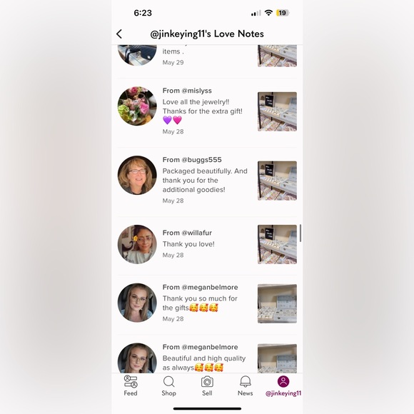 Like this listing to get notified for next live show💗💗 unlisted items in live - Picture 9 of 11